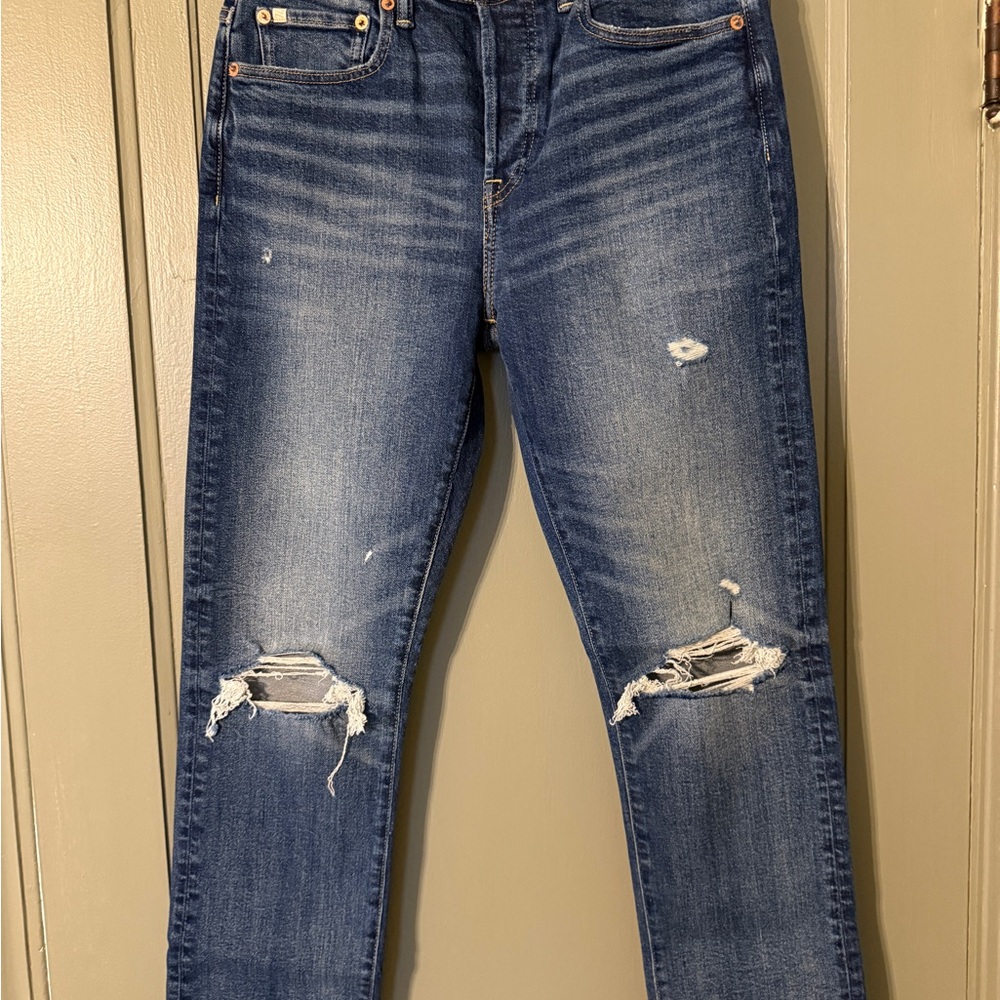 Women’s AE 77 Premium Distressed straight crop